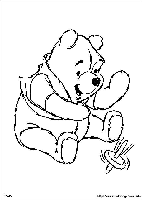 Winnie the Pooh coloring picture